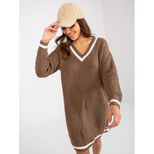 Sweter-LC-SW-8023.55P-brązowy