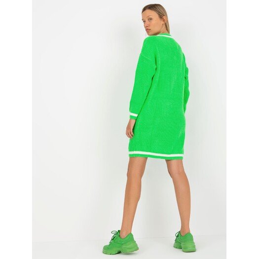 Sweter-LC-SW-8023.55P-fluo zielony