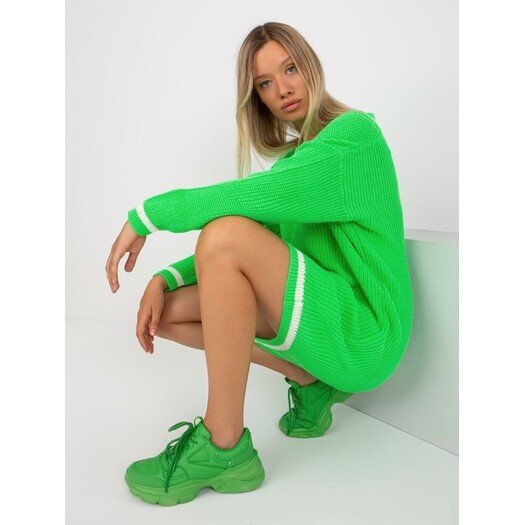 Sweter-LC-SW-8023.55P-fluo zielony