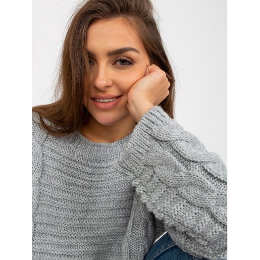 Megztinis-LC-SW-8044.06X-pilkas