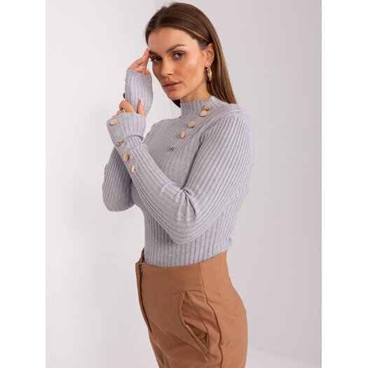 Sweter-PM-SW-PM-3217.08-szary