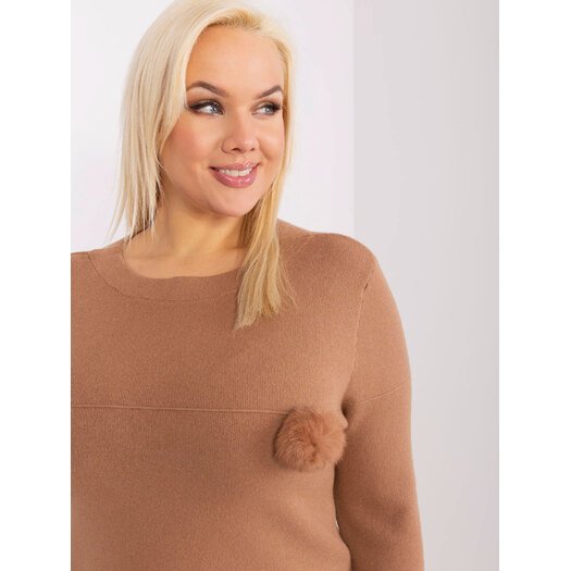 Sweter-PM-SW-PM-3706.10X-camelowy