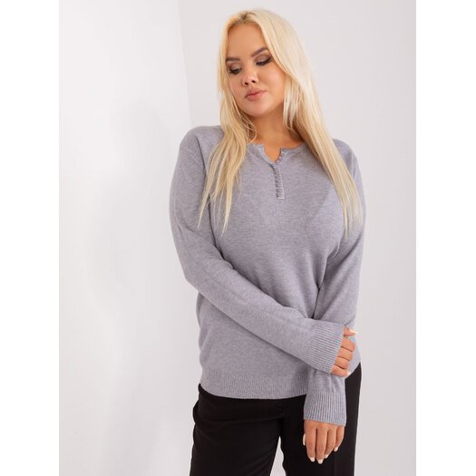 Sweter-PM-SW-PM-3897.06P-szary