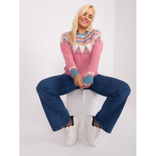 Sweter-PM-SW-PM837.31X-ciemny różowy