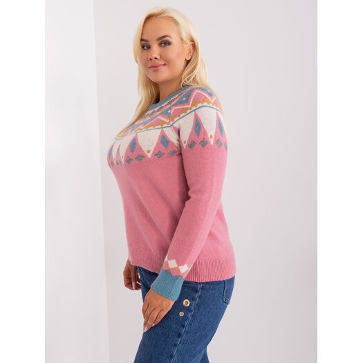 Sweter-PM-SW-PM837.31X-ciemny różowy