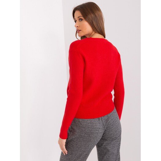Sweter-PM-SW-PM895.40P-czerwony