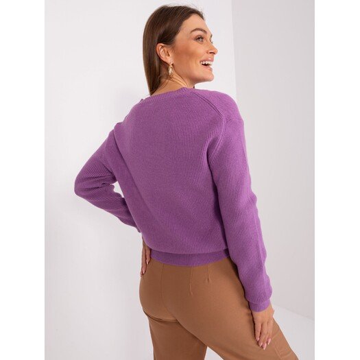 Sweter-PM-SW-PM895.40P-fioletowy