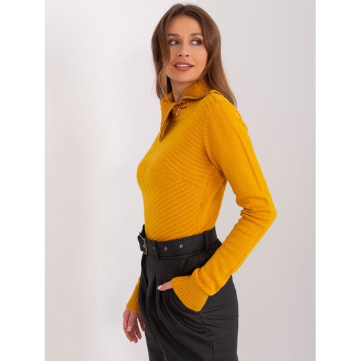 Megztinis-PM-SW-R3634.99-tamsiai geltonas
