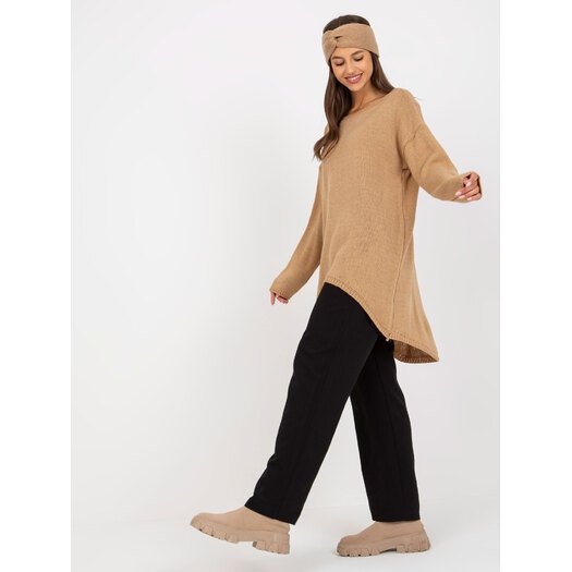 Sweter-TW-SW-BI-1222.13X-camelowy