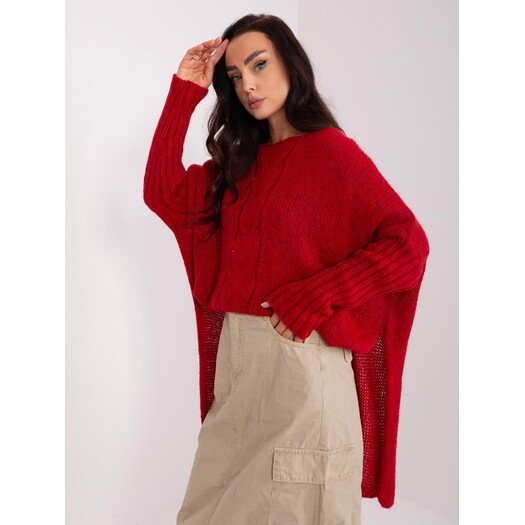 Megztinis-TW-SW-BI-559.45-tamsiai raudonas