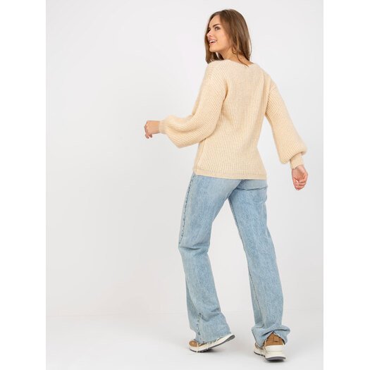 Sweter-TW-SW-BI-9029.84-beżowy