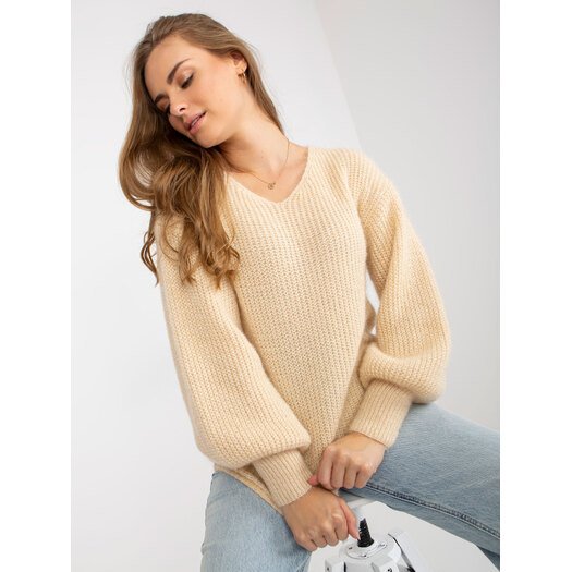 Sweter-TW-SW-BI-9029.84-beżowy