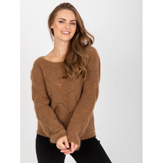 Sweter-TW-SW-BI-9030.08-brązowy