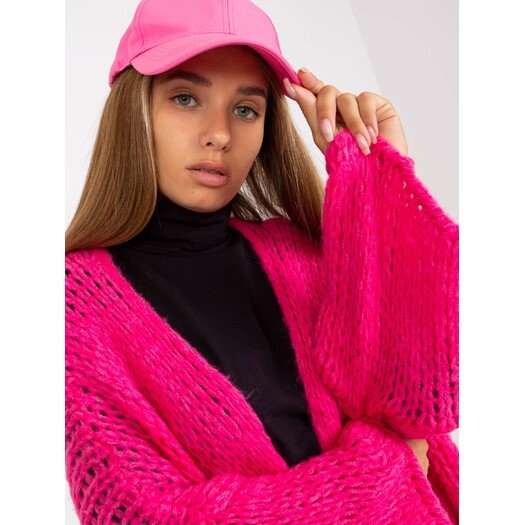 Sweter-TW-SW-BI-M2202.29X-fluo różowy