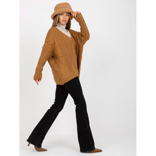 Sweter-TW-SW-BI-M903.33X-camelowy