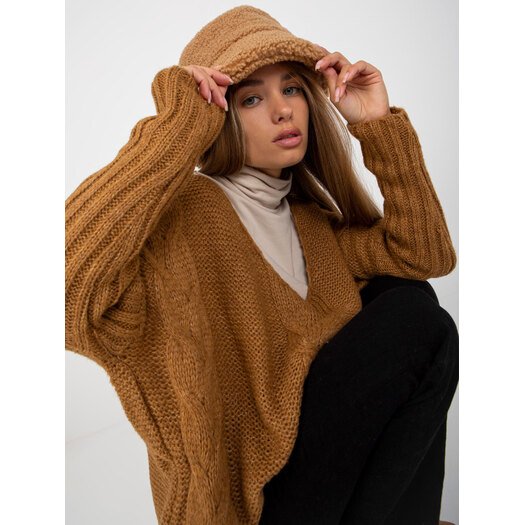 Sweter-TW-SW-BI-M903.33X-camelowy