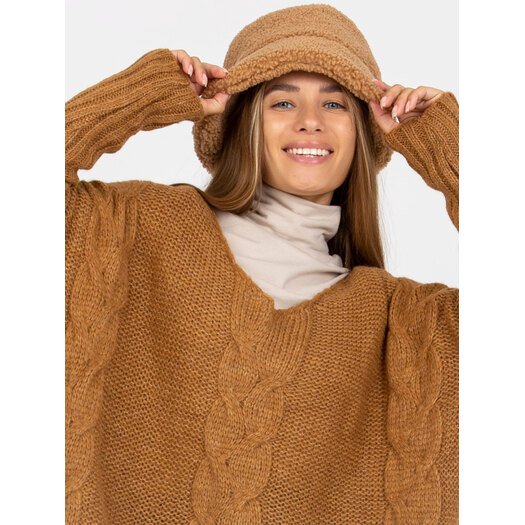 Sweter-TW-SW-BI-M903.33X-camelowy