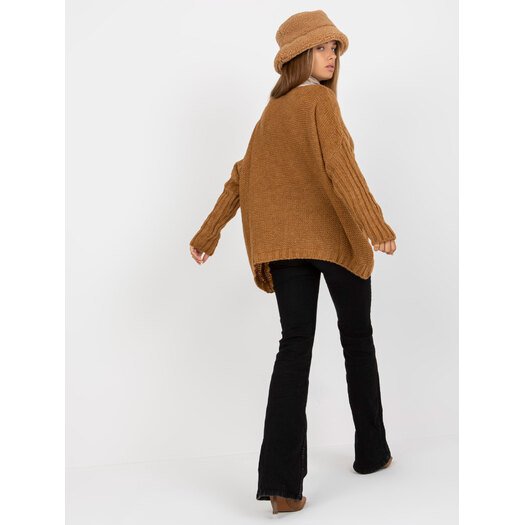 Sweter-TW-SW-BI-M903.33X-camelowy