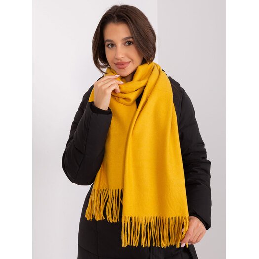Šalikas-AT-SZ-23185.90P-tamsiai geltonas