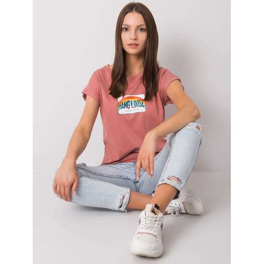 T-shirt-FA-TS-7137.29P-ciemny różowy