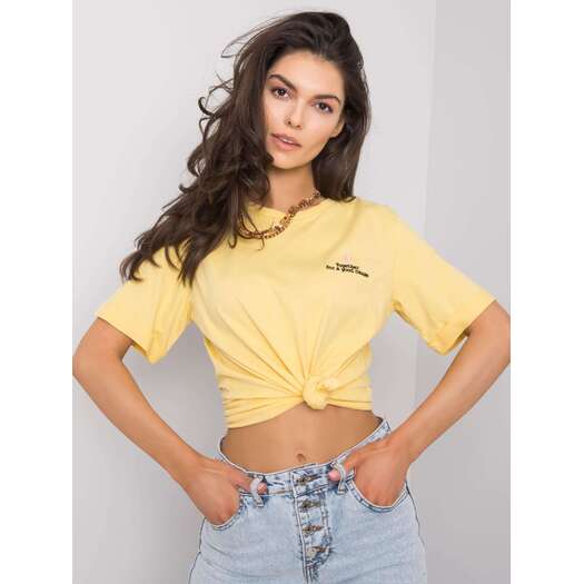 T-shirt-PM-TS-SS21CA56.33-żółty