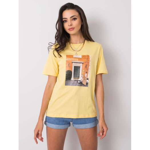 T-shirt-PM-TS-SS21CA61.69-żółty