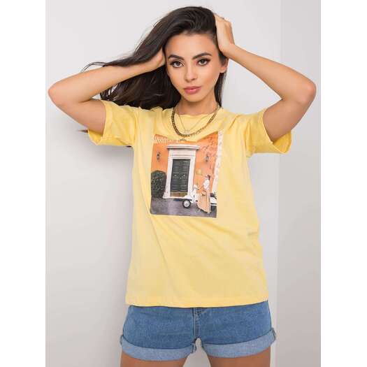 T-shirt-PM-TS-SS21CA61.69-żółty