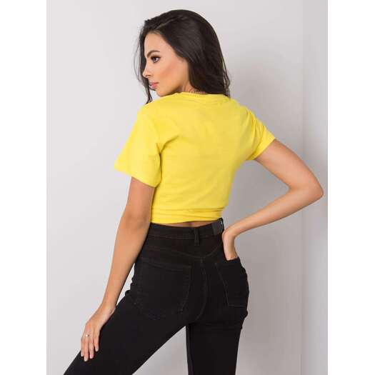 T-shirt-PM-TS-SS21TX58.12-żółty