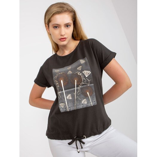 T-shirt-RV-TS-0237.84P-ciemny khaki