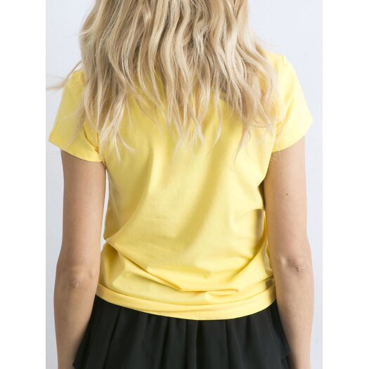 T-shirt-RV-TS-4623.08-żółty
