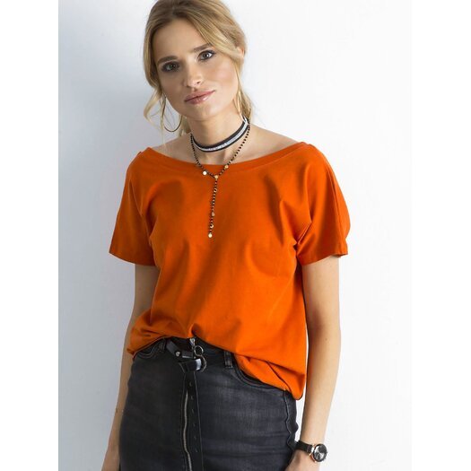 T-shirt-RV-TS-4662.39P-ciemny pomarańczowy