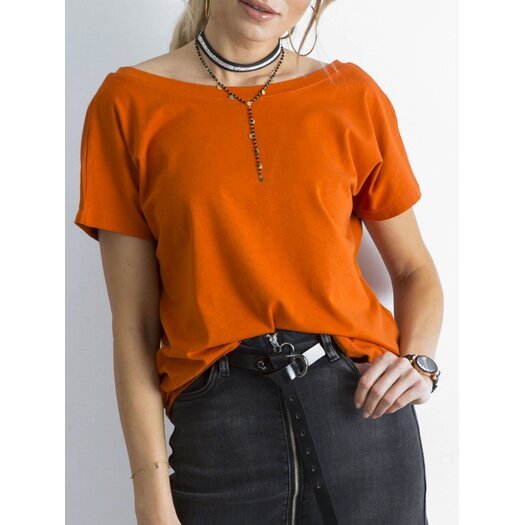 T-shirt-RV-TS-4662.39P-ciemny pomarańczowy