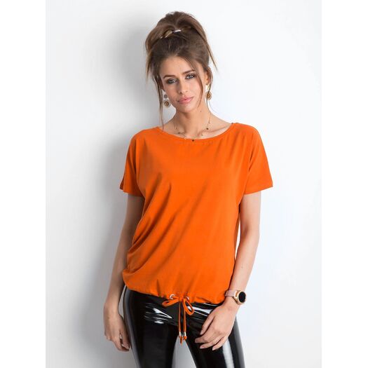 T-shirt-RV-TS-4834.92P-ciemny pomarańczowy