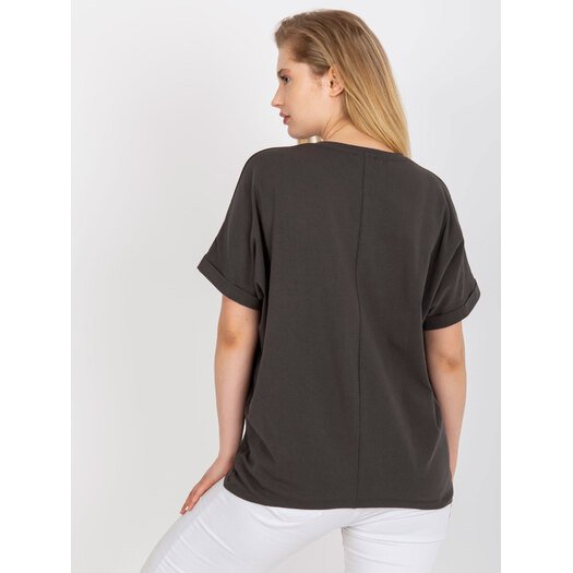 T-shirt-RV-TS-7660.88P-ciemny khaki