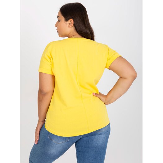 T-shirt-RV-TS-7776.02P-żółty