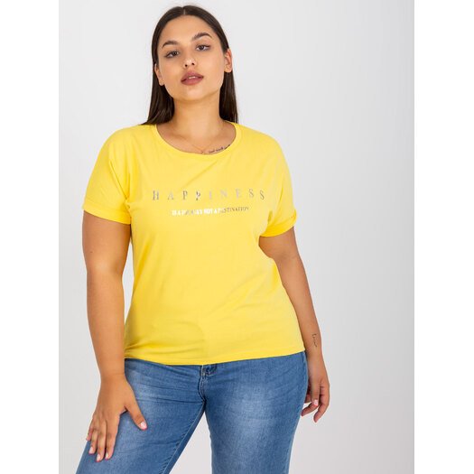 T-shirt-RV-TS-7776.02P-żółty
