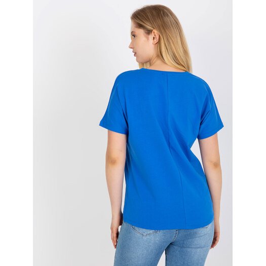 T-shirt-RV-TS-7910.25P-ciemny niebieski