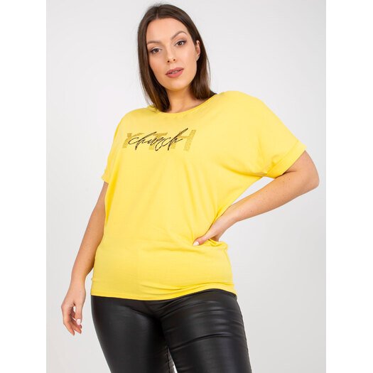 T-shirt-RV-TS-7919.01X-żółty